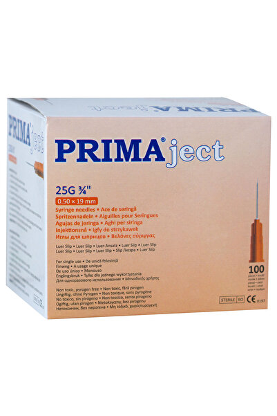 Vetro Design G25 Syringe Needle, Vetro Design, 0.50x19 mm, Orange