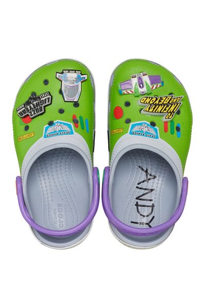 Crocs Saboti Crocs Classic Toddler Toy Story Buzz Clog 23-24 EU - C7 US Gri - Blue Grey