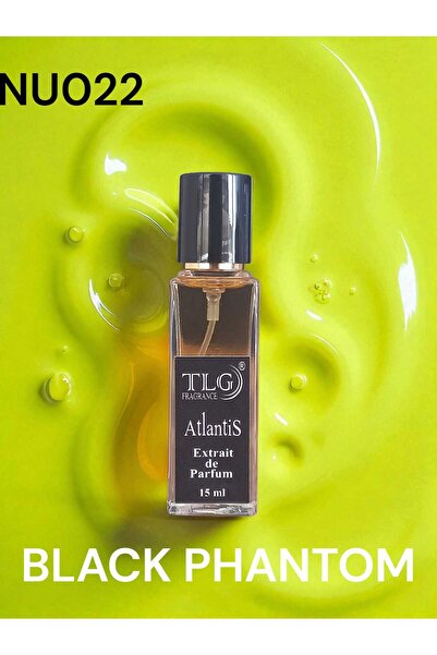 TLG TLGNU022e015 Black Phantom Niche Extrait Unisex Parfüm, 15 ml (Cep Boyu)