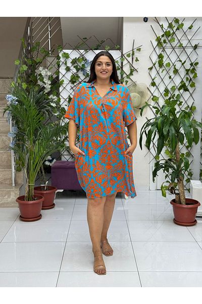 Punta Otantik Vn19113 Viscose Venice Dress