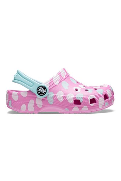 Crocs Saboti Crocs Classic Toddler Easy Icon Clog 19-20 EU - C4 US Roz - Taffy Pink/Multi
