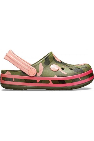 Crocs Saboti Crocs Crocband Multi-Graphic Clog 29-30 EU - C12 US Pepene galben - Melon