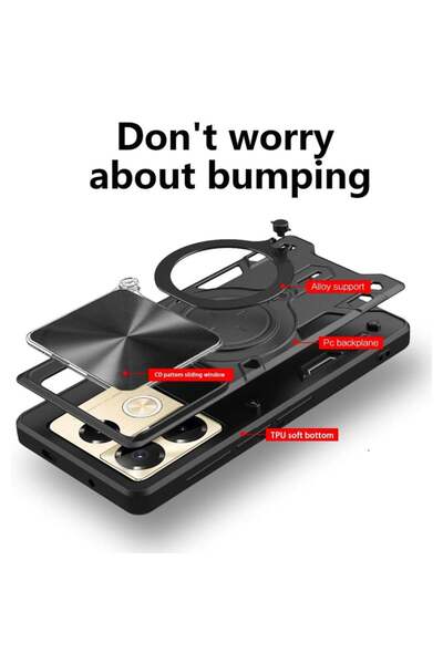 SKYDDAR INNOVATION Case for Infinix Note 40 Pro 4G, CamGuard Pro, Magnetic Ring, Camera Protection, sticker set, Rose