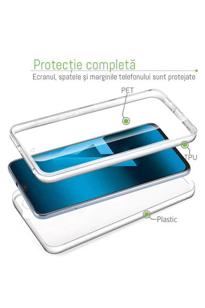 ALC MOBILE 360 case compatible with Huawei P smart 2021 V2 Transparent front+back