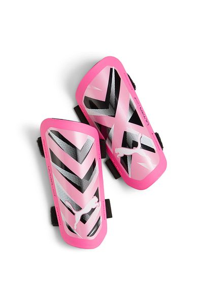 Puma Mens ULTRA Light Strap Football Shin Guards - Pink