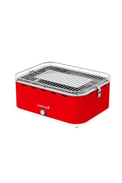 Barbecook BC-CHA-1019 Carlo table grill with charcoal, red, 44x33x21cm