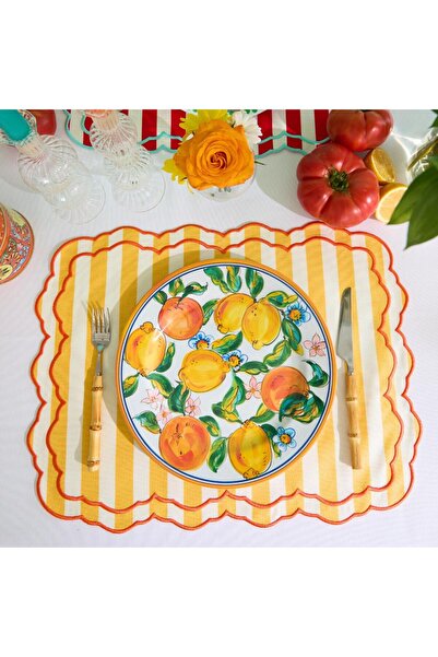 Giqu Home Stripe Amerikan Servis 2 Adet
