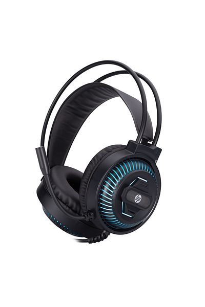 HP Gaming Headset, Single Connect In Usb - Dhe-8001u Black