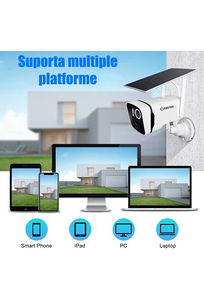 CLAUSTEEL Complete kit with 4 CLAUSTEEL surveillance cameras,solar panel,WIFI,4MPX,NVR