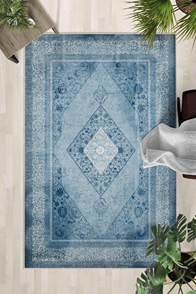 Monnhein Covor lavabil cu bază anti-alunecare – Covor modern cu imprimare dig...