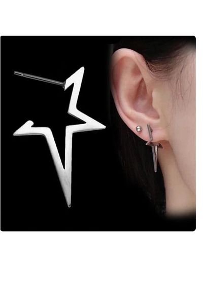 OEM Earrings, stainless steel, silver