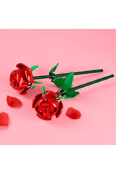 LEGO Roses, Flowers Set, Compatible with Artificial Flower Bouquets from the Botanical Collection