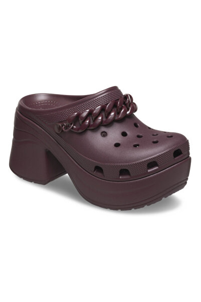 Crocs Classic Siren Chain Clog - Dark Cherry