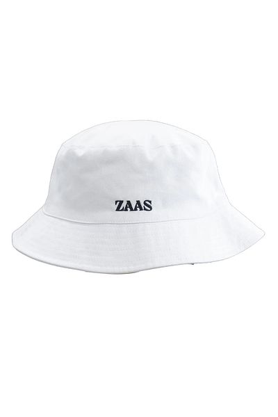 ZAAS White Bucket Hat ‚Äì Lightweight Cotton Bucket Hat for Women
