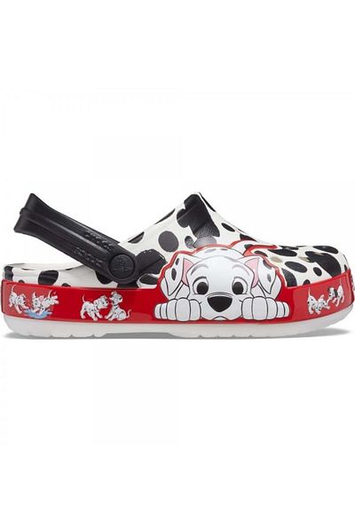 Crocs Saboți Crocs Fun Lab Disney 101 Dalmatians Clog K Alb - White 20-21 EU - C5 US