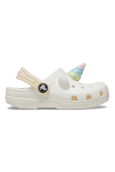 Crocs Saboti Crocs Classic Toddler I Am Rainbow Unicorn Clog 24-25 EU - C8 US Alb - Chalk