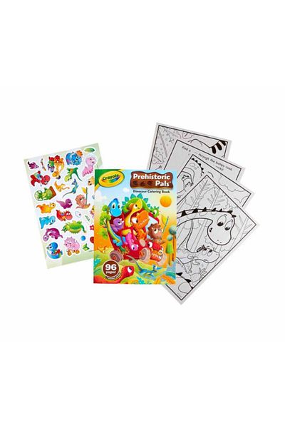 Crayola 96-Pages Prehistoric Pals Dinosaur Coloring Book