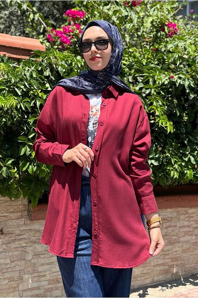 Moda Rosa 25Y7016 - Bordo - Basic Shirt