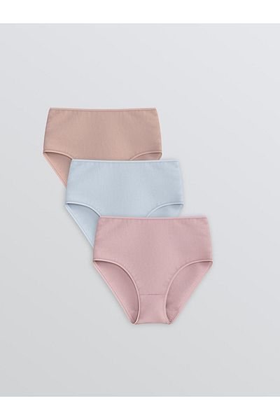 LC Waikiki Lilac Plain Classic Panties 3 Pack
