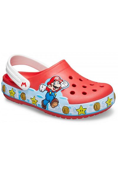 Crocs Saboți Fun Lab Super Mario Lights Clog 23-24 Eu - C7 Us Rosu - Flame