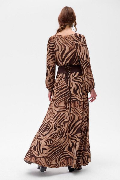 Blue Shadow Joplin Dress Dark Brown