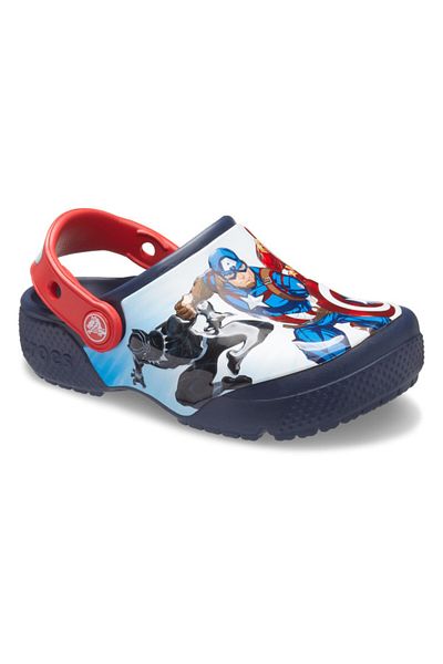 Crocs Saboți Crocs Fun Lab Avengers Patch Clog T 19-20 EU - C4 US Albastru - Navy