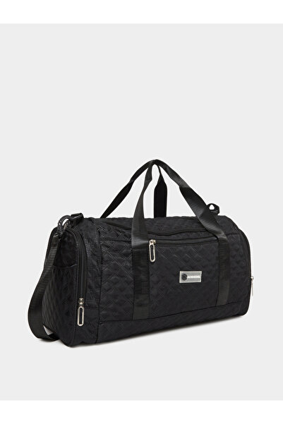Styli Quilted Gym Bag with Zip Closure