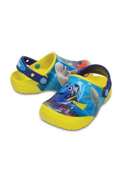 Crocs Saboti Crocs Crocs FunLab Dory 19-20 EU - C4 US Galben - Lemon