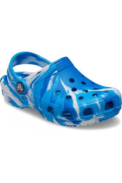 Crocs Saboți Kids' Classic Marbled Clog 22-23 Eu - C6 Us Albastru - Bright Cobalt/white