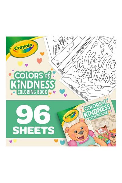 Crayola كتاب تلوين ألوان اللطف، 96 صفحة