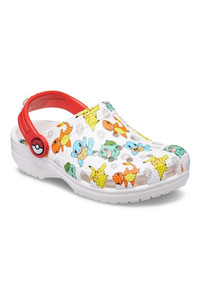 Crocs Saboti Crocs Classic Pokemon Clog Kids 36-37 EU - J4 US Alb - White/Multi