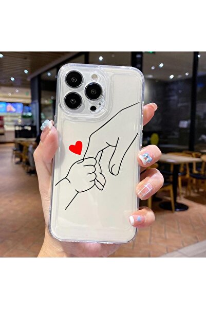 3GEN CASE İphone 12 Pro Max Uyumlu Desenli Lüx Şeffaf Silikon Kılıf