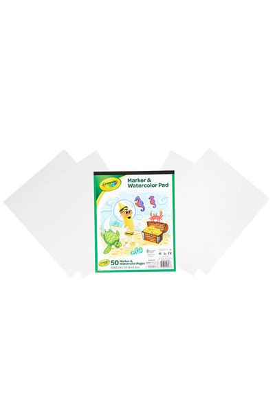Crayola 50-Page Marker and Watercolor Pad