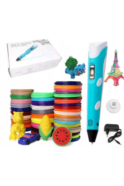 dalimag 3D Printer with Pen + Up to 100M of Filament - 3D Drawing Set for Kids