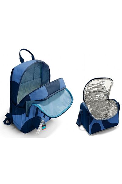 Coral High Set rucsac și nutriție pentru școala primară și gimnazială - Albastru Marin pentru băieți Ren