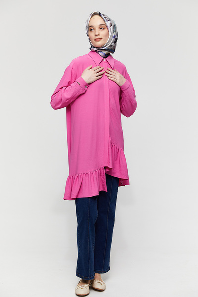 Setrms Asimetrik Oversize Tunik