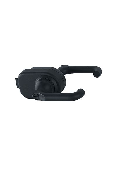 Wold Frameless Glass Door Handle, Glass Door Lock, Office Door Handle Black
