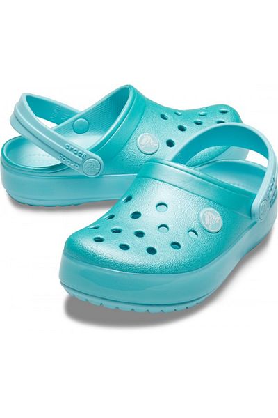 Crocs Saboti Crocs Crocband Ice Pop Kids Clog 19-20 EU - C4 US Albastru deschis - Ice Blue
