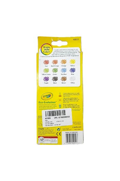 Crayola أقلام رصاص ملونة من 12 قطعة