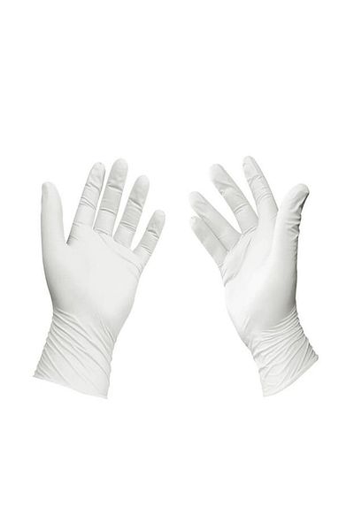 Ledarmy Beybi Latex Powdered Gloves Examination White Large L