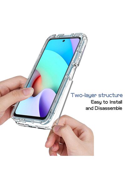 ALC MOBILE 360 case compatible with Xiaomi Redmi 10 (front - back) Transparent - ALC®