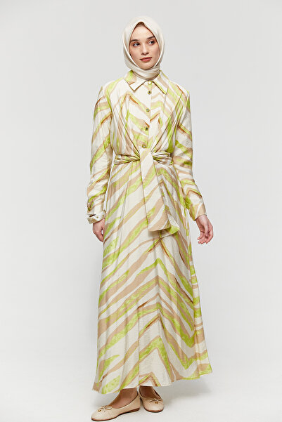 Setrms Kuşaklı Gömlek Elbise