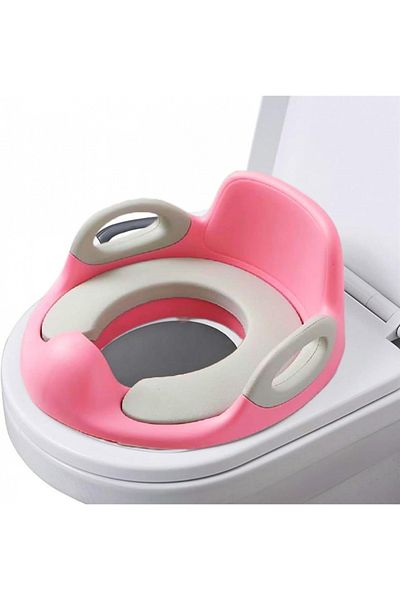 BEAUTY AMBITION Potty Training Seat for Kids Boys Girls- for Round and Oval Toilets Pink