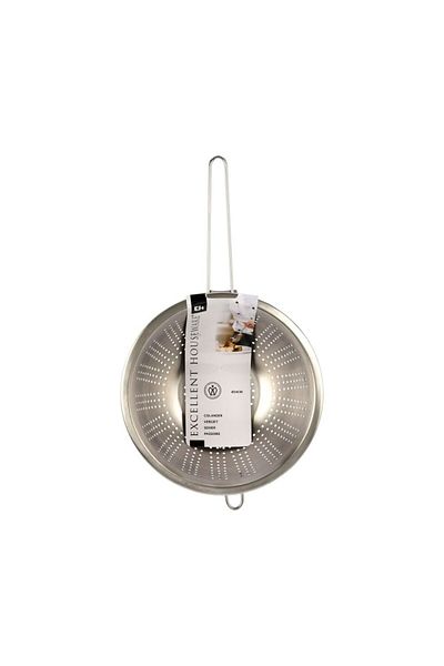 Excellent Houseware Σουρωτήρι από ανοξείδωτο ατσάλι με λαβή Excellent, 24 εκ.