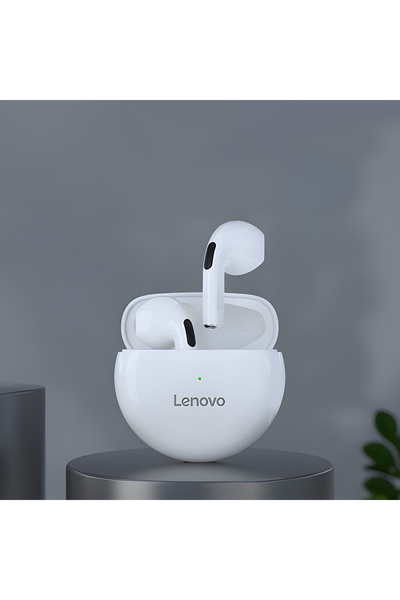 LENOVO Ασύρματα ακουστικά μέσα στο αυτί, Lenovo, Bluetooth 5.0, Ακύρωση θορύβου, Έλεγχος αφής, Εργονομική εφαρμογή