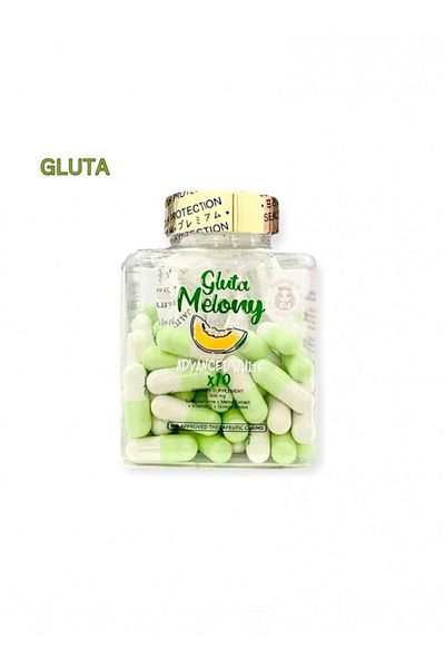 Gluta Melony Advance White X10 - 60 Capsules