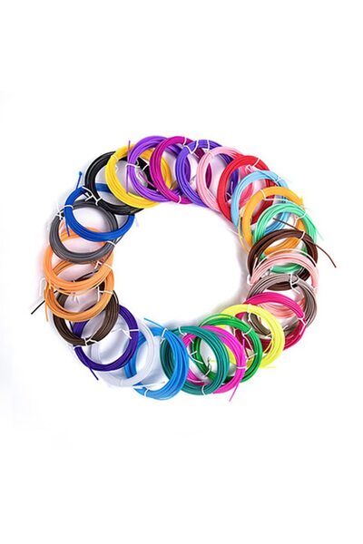 OEM Set 20 Filamente pentru Creion 3D, PLA 1.75 mm, 10 m/buc, Multicolore