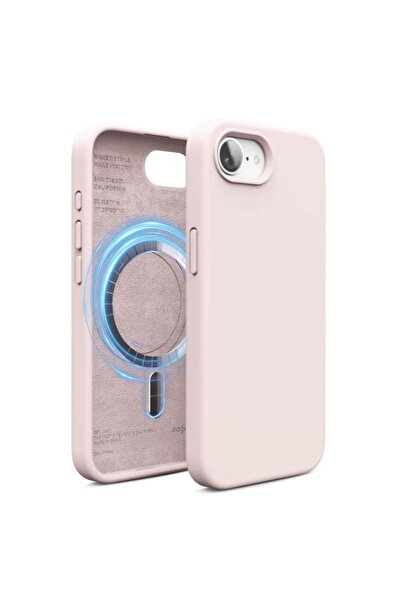 Gtech Husa MagSilicon Compatibil cu Apple Iphone 16e/SE 2025, compatibila cu incarcarea Magsafe, Roz Pal