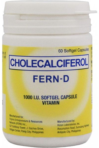 FERN Cholecalciferol - 60 Capsules