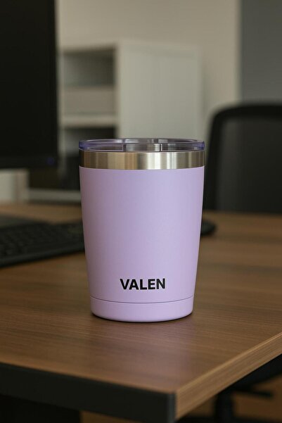 Valen Double Wall Vacuum Thermoses Coffee Cup 340ml